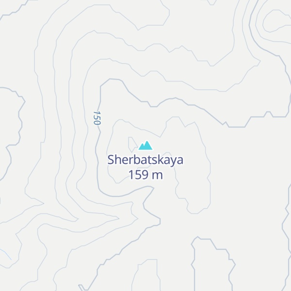 Map of Sherbatskaya