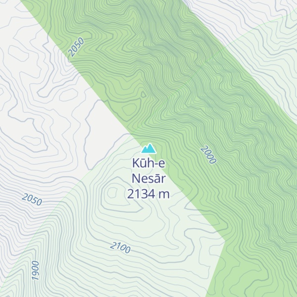 Map of Kūh-e Nesār