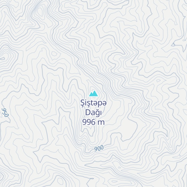 Map of Şiştəpə Dağı