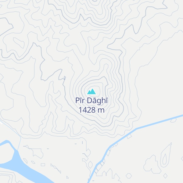 Map of Pīr Dāghī