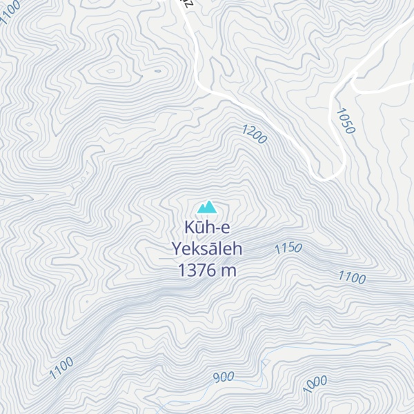 Map of Kūh-e Yeksāleh