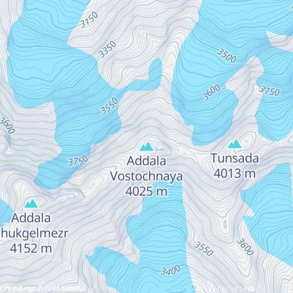 Map of Addala Vostochnaya
