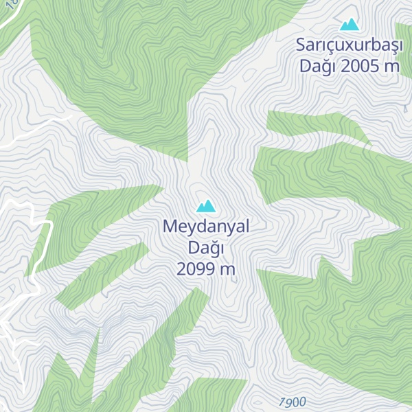 Map of Meydanyal Dağı