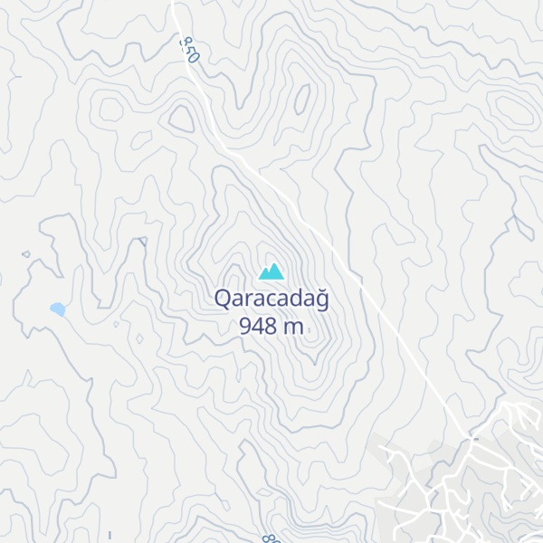 Map of Qaracadağ