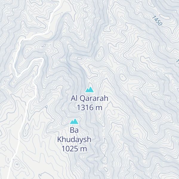 Map of Al Qararah