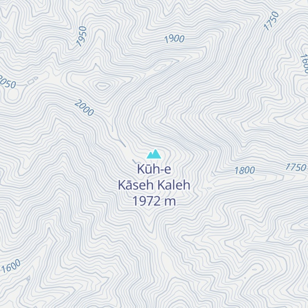 Map of Kūh-e Kāseh Kaleh