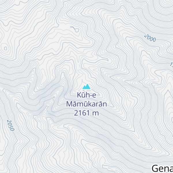 Map of Kūh-e Māmūkarān