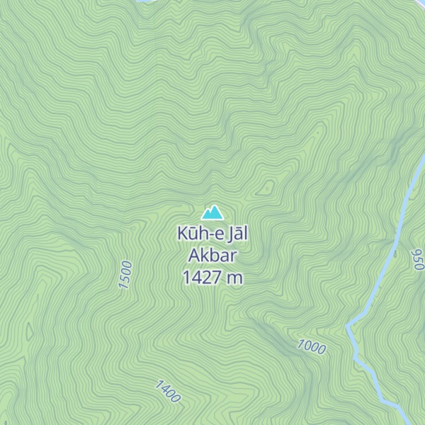 Map of Kūh-e Jāl Akbar
