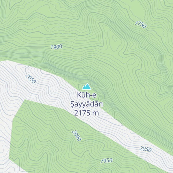 Map of Kūh-e Şayyādān