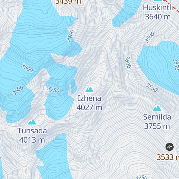 Map of Izhena