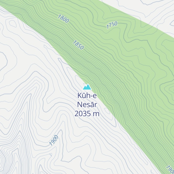 Map of Kūh-e Nesār