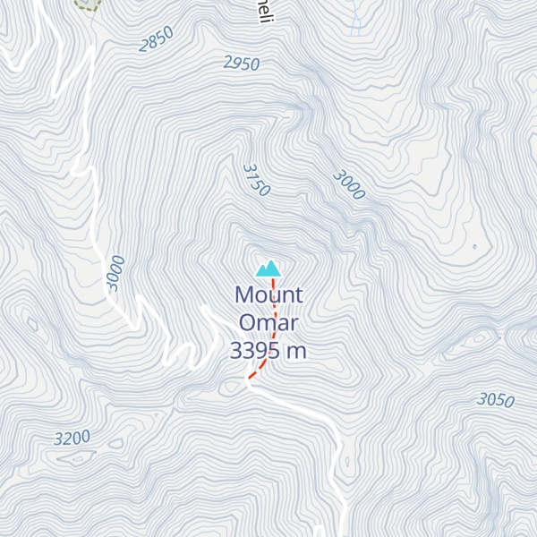 Map of Mount Omar