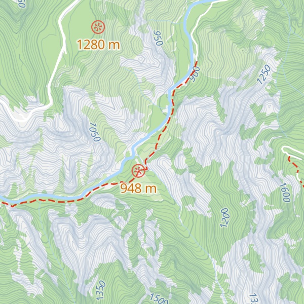 Map of Ruined shelter