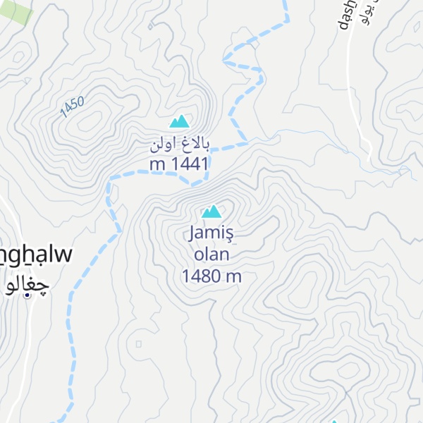 Map of Jamiş olan
