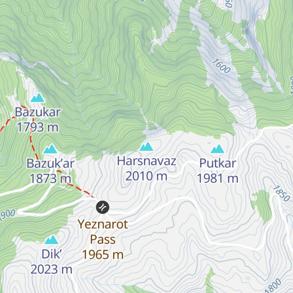 Map of Harsnavaz