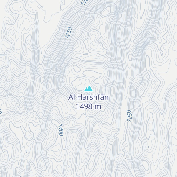 Map of Al Harshfān