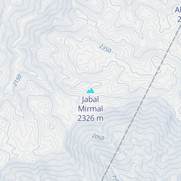 Map of Jabal Mirmal