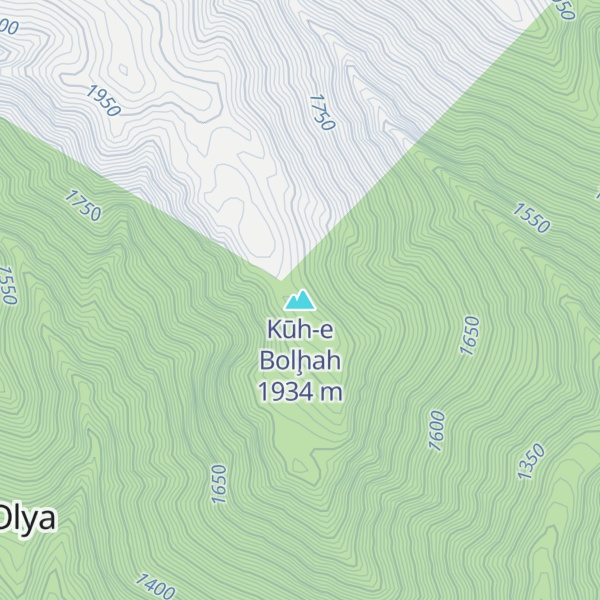 Map of Kūh-e Bolḩah