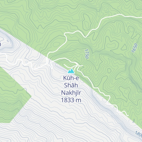 Map of Kūh-e Shāh Nakhjīr