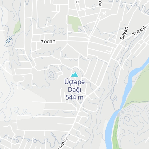 Map of Üçtəpə Dağı