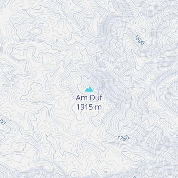 Map of Am Duf