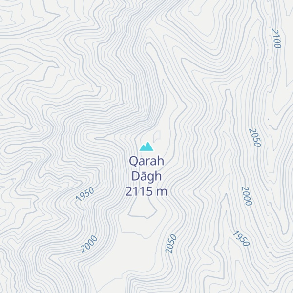 Map of Qarah Dāgh