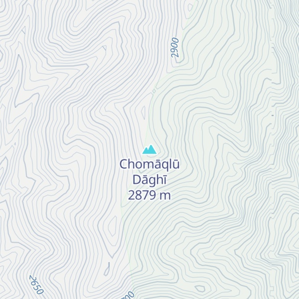 Map of Chomāqlū Dāghī
