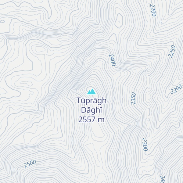 Map of Tūprāgh Dāghī