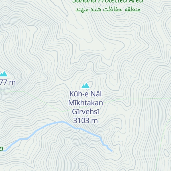 Map of Kūh-e Nāl Mīkhtakan Gīrvehsī