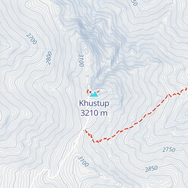 Map of Khustup