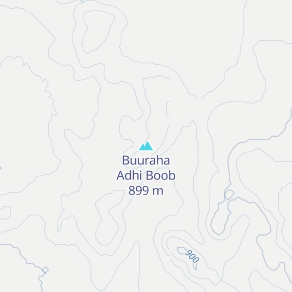 Map of Buuraha Adhi Boob