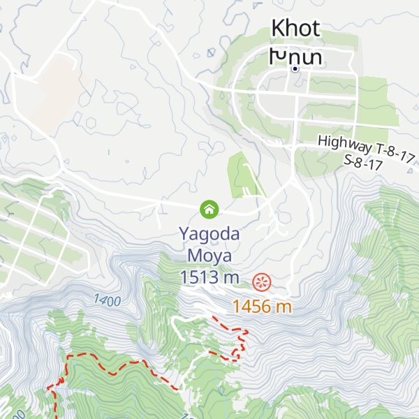Map of Yagoda Moya