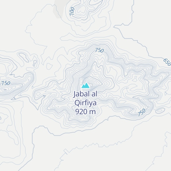 Map of Jabal al Qirfiya