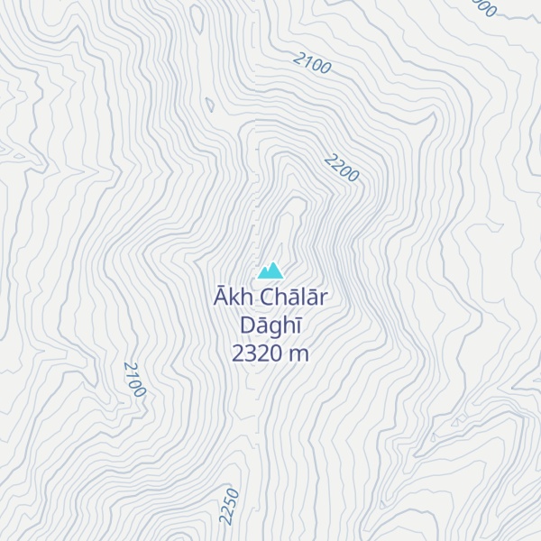 Map of Ākh Chālār Dāghī