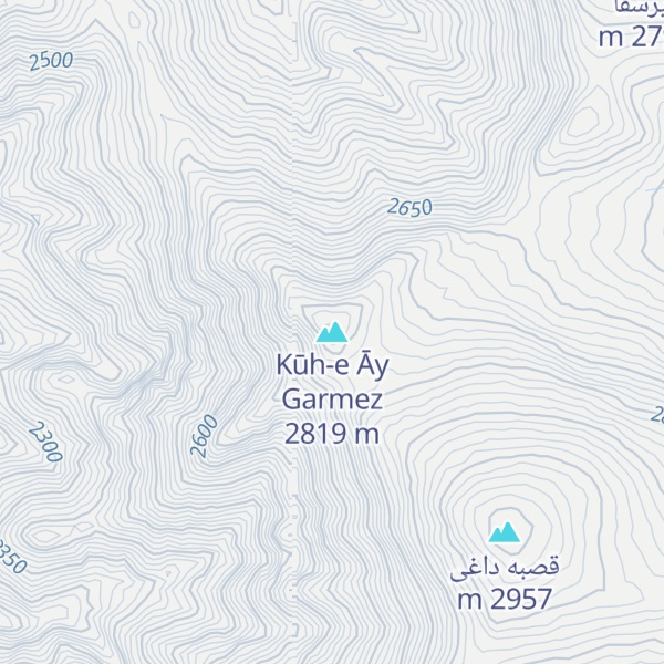 Map of Kūh-e Āy Garmez