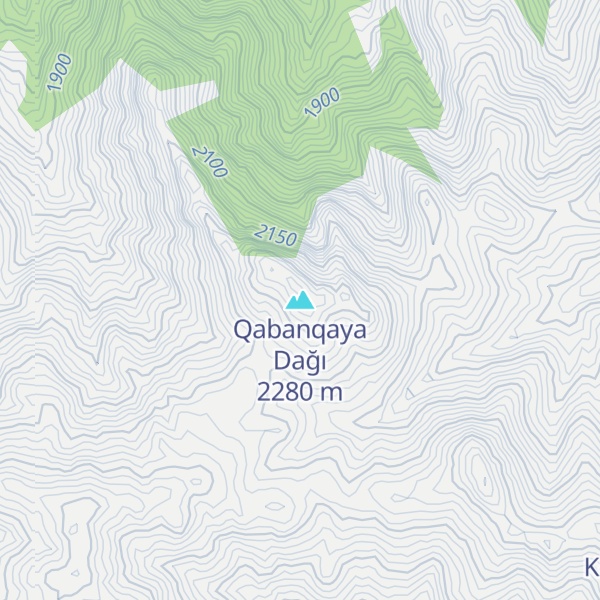 Map of Qabanqaya Dağı