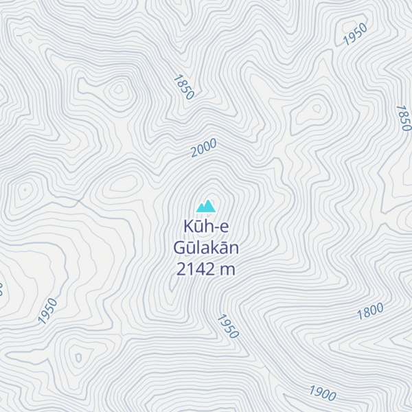 Map of Kūh-e Gūlakān