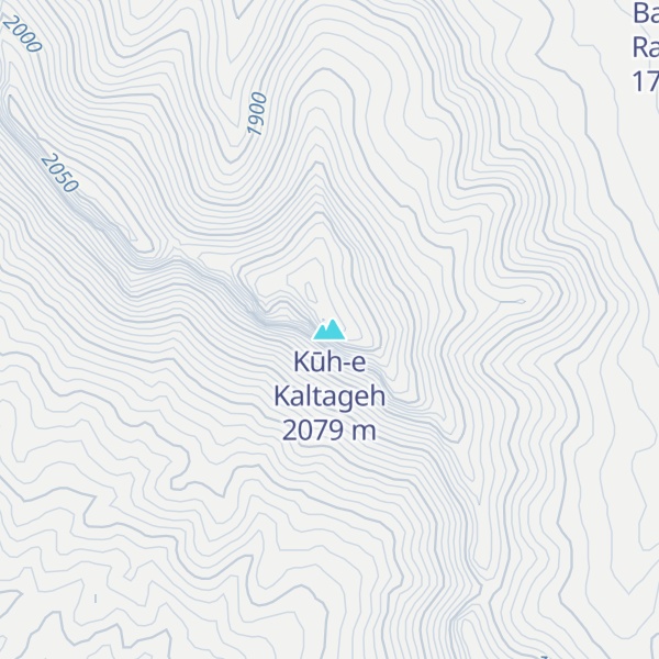 Map of Kūh-e Kaltageh