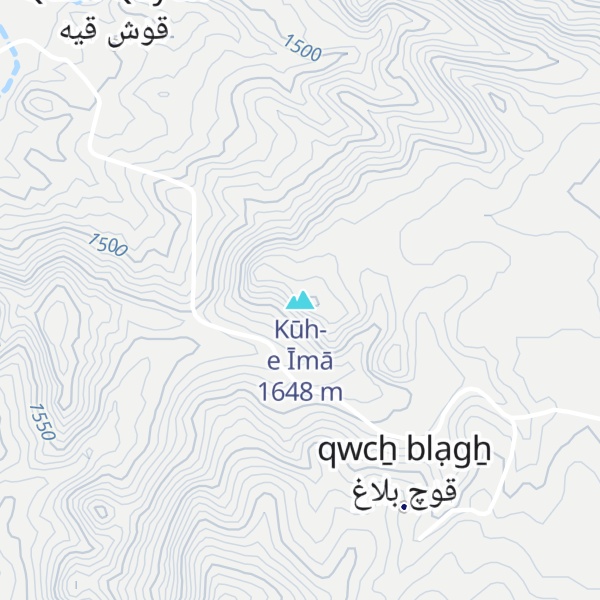 Map of Kūh-e Īmā
