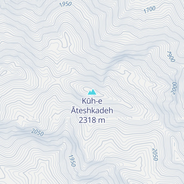 Map of Kūh-e Āteshkadeh