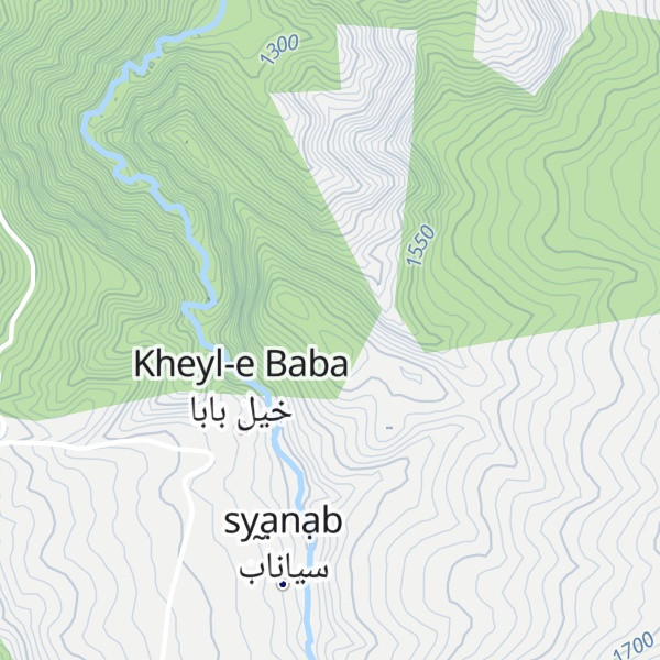 Map of Kūh-e Nūr‘alī