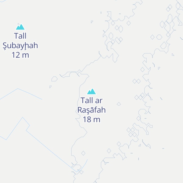 Map of Tall ar Raşāfah
