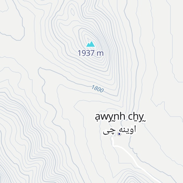 Map of Kūh-e Bardeh Rashān