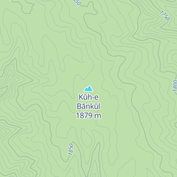 Map of Kūh-e Bānkūl