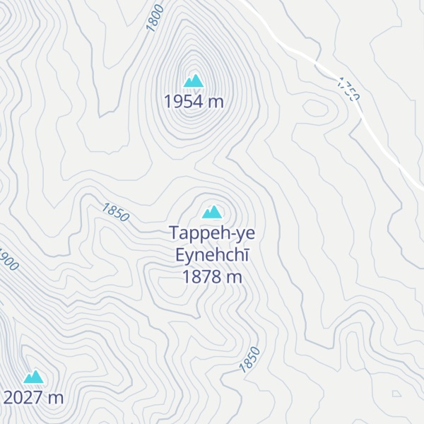 Map of Tappeh-ye Eynehchī