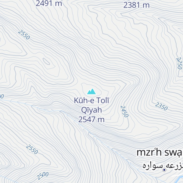 Map of Kūh-e Tolī Qīyah