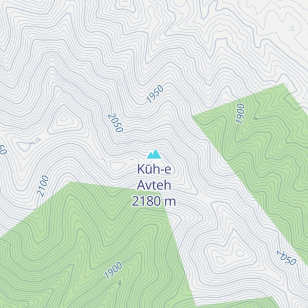 Map of Kūh-e Avteh