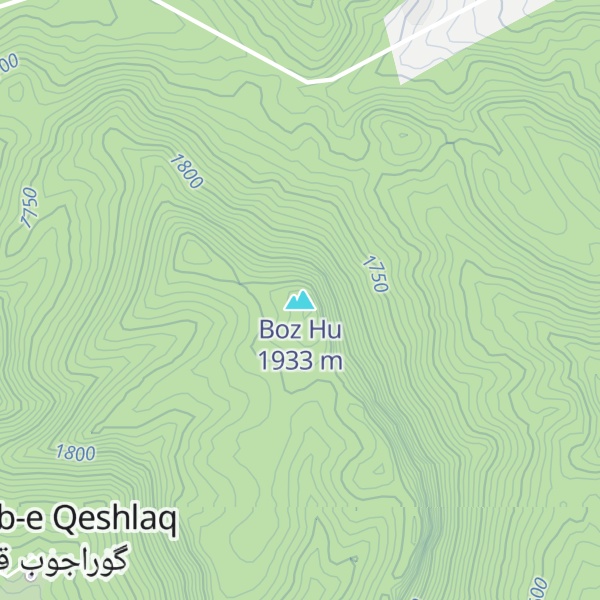 Map of Boz Hu
