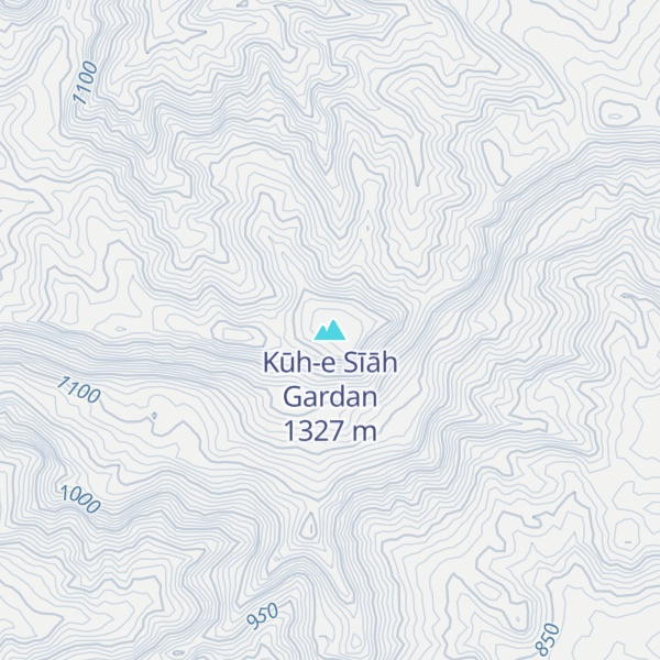 Map of Kūh-e Sīāh Gardan