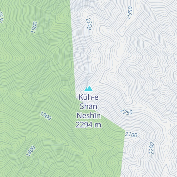 Map of Kūh-e Shān Neshīn